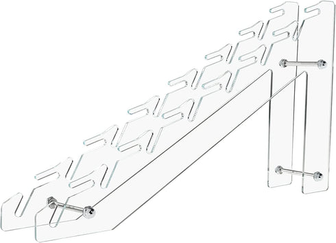 STAUBER Best Acrylic Baseball Cap Rack and Hat Storage Display Holder Stand (Clear)