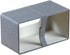 Stylish PU Leather Tissue Box Holder, Square Napkin Holder Pumping Paper Case Dispenser, Facial Tissue Holder with Magnetic Bottom for Home Office Car Automotive Decoration (Gray)