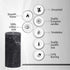 BOLSIUS Rustic Anthracite (Black) Unscented Pillar Candles - 2.75" X 7.5" Decoration Candles Set of 3 - Clean Burning Dinner Candles for Wedding & Home Decor Party Restaurant Spa- Aprox (190/68m)
