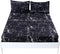 MAG Black Marble Full Size Super Soft Microfiber Bed Sheet 4PC Marble Bedding Sheet Set with 1 Flat & 1 Fitted Sheet with 2 Pillow Shams , 12? Deep
