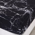 MAG Black Marble Full Size Super Soft Microfiber Bed Sheet 4PC Marble Bedding Sheet Set with 1 Flat & 1 Fitted Sheet with 2 Pillow Shams , 12? Deep