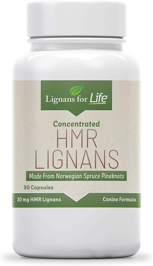 Lignans for Life Brand HMR LIGNANS 10 mg Capsules - Perfect for Small Dog Breeds