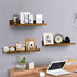 Giftgarden 16 Inch Floating Shelves for Wall Set of 3, Rustic Wall Mounted Picture Ledge Wooden Wall Shelf for Living Room Bedroom Kitchen Bathroom, 3 Different Sizes