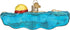 Old World Christmas Swim, Skis and Flippers Glass Blown Ornaments for Christmas Tree, Swimmer