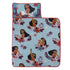 Disney Moana Feel The Waves Aqua, Coral & Violet with Pua Pig & Tropical Flowers Toddler Nap Mat, Aqua, Orange, Purple, White