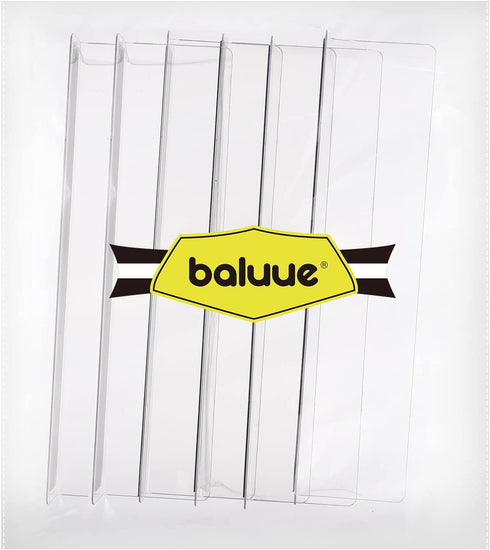 Baluue 6Pcs Plastic Shelf Dividers Magnetic Closet Shelf Organizer Divider Separator Clapboard for Storage Bedroom Bathroom Kitchen Office Supermarket 6CM