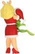 Hallmark Keepsake Christmas Ornament 2021, The Muppets Kermit and Miss Piggy Kermit's Holiday Hug