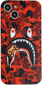 Hoolcase iPhone 13 Soft Case for Shark Face/Shark Teeth Fans Girls Kids Boys, Cartoon Cute Fun Funny Shockproof TPU Protective Non-Slip 6.1 Inch Case for iPhone 13 (H-YU)