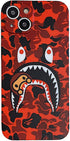 Hoolcase iPhone 13 Soft Case for Shark Face/Shark Teeth Fans Girls Kids Boys, Cartoon Cute Fun Funny Shockproof TPU Protective Non-Slip 6.1 Inch Case for iPhone 13 (H-YU)