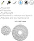 Ekena Millwork CM11HE Helene Ceiling Medallion, 11 7/8"OD x 3 5/8"ID x 7/8"P, Factory Primed