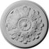 Ekena Millwork CM12LE Legacy Acanthus Ceiling Medallion, 12 3/4"OD x 7/8"P (Fits Canopies up to 3 1/2"), Factory Primed