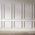 Ekena Millwork PNL20X24AS-02 20"W x 24"H x 1/2"P Ashford Molded Scalloped Wainscot Wall Panel