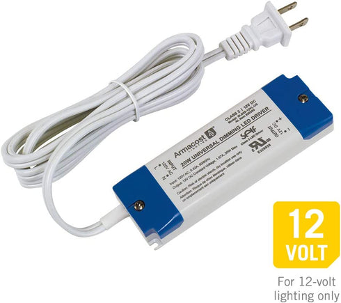 Armacost Lighting 820200 for LED Lighting, with Removable AC Cord, 20 Watt, Gray