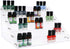 Kingtaily Nail Polish Organizer 72 Bottles of 6 Layers Acrylic Display Rack Storage Rack, Clear Essential Oil Stand Holder