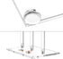 HIIMIEI Jewelry Stand Organizer 3 Tier Acrylic tabletop Jewelry Tower Display for Necklaces Bracelets Earrings