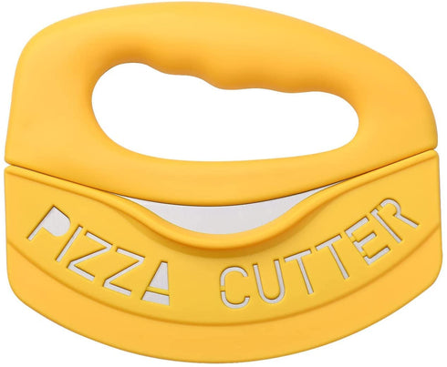 TAINSKY Premium Pizza Cutter Food Chopper-Stainless Steel Pizza Cutter with Protective Sheath, Rocker Slicer Multi Function Pizza Knife Kitchen Tools, Dishwasher Safe
