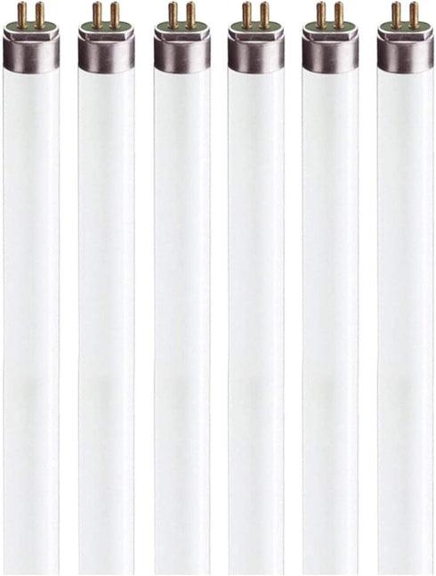 F8T5 Flourescent Light Bulbs - 12" Under Cabinet Bulb - Cool White 4100k 8 Watt Tube Bulb - Pack of 6
