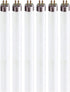 F8T5 Flourescent Light Bulbs - 12" Under Cabinet Bulb - Cool White 4100k 8 Watt Tube Bulb - Pack of 6