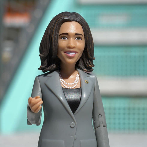 Political Action Figures - Collectible, Novelty, Gag Gift Idea for Adults - Cute Desk Accessories for Home & Office (Kamala Harris)