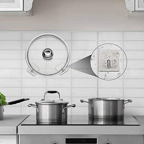 Budding Joy Adhesive Hooks Heavy Duty Stick on Wall Hooks Towel Hooks Door Hooks Waterproof Stainless Steel Adhesive Towel Hooks Adhesive Holders for Hanging Clothes Bathroom Adhesive Hook 4 Pack