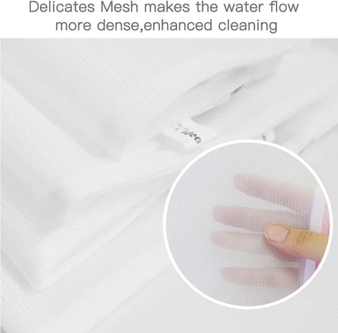 CCidea 6 Pack Mesh Laundry Bag for Delicates, for Washing Machine,Clothing Washing Bags with Zipper Large and small clothes
