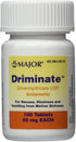 Driminate Generic for Dramamine Motion Sickness 50 mg Anti Nausea 100 ct (2 Pack)