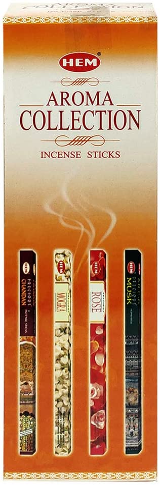 Hem Incense Sticks Variety Pack #1 And Incense Stick Holder Bundle With 25 Unique Fragrances