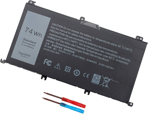 DMKAOLLK 357F9 Battery for Dell Inspiron 15 7000 7559 7567 7566 7759 7557 5577 INS15PD Series P57F P57F003 P65F P65F001 0GFJ6 71JF4 11.1V 74WH - 12 Months Warranty