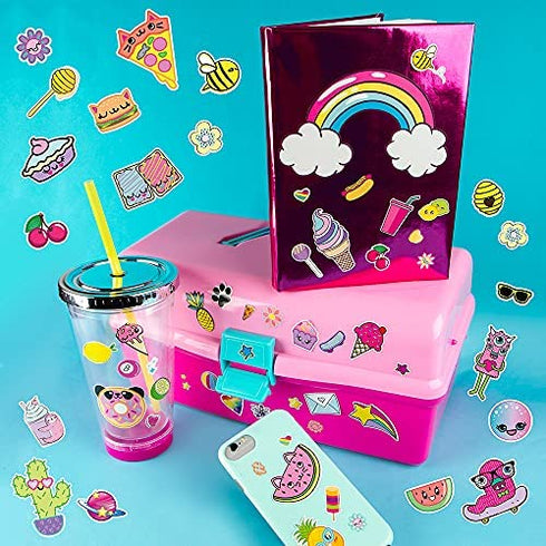 Fashion Angels 1000+ Totes Adorbs Colorful - Fun Craft Stickers for Scrapbooks, Planners, Gifts and Rewards, 40-Page Book for Kids Ages 6+ and Up