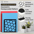 Premium Bookends Geometric Honeycomb Metal Book Ends (Gold, 1 Pair) Book End for Shelves