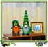 unanscre St Patricks Day Gnomes Plush Elf Decorations - 2PCS Different Hats Handmade Green Irish Gnome Scandinavian Tomte Leprechaun for St Patricks Day Home Decor, St.Patrick's Day Table Ornament