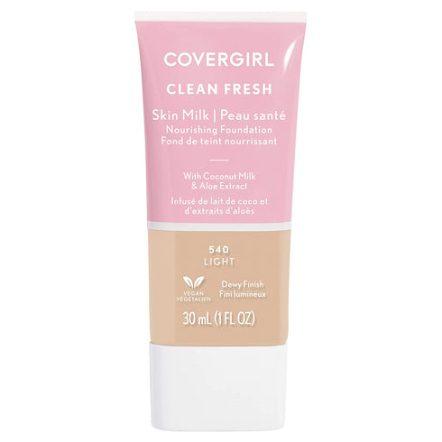 COVERGIRL, Clean Fresh Skin Milk Foundation, Medium, 1 Fl Oz (Pack of 1)