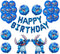 36PCS Lilo and Stitch Balloons, Stitch Happy Birthday Balloons Aluminum Foil Letters Banner Balloons Decoration, Children's Birthday Party Supplies
