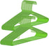 Plastic Hangers 20 Pack,Durable Tubular Hanger and Clothes Hangers,Non-Slip Slim Space Saving, Adult Standard Hangers Ideal for Jackets, Suits, Dress, Trousers, Coats?Green?