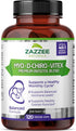 Zazzee Myo-Inositol + D-Chiro + Vitex, 120 Vegan Capsules, Optimal 40:1 Inositol Ratio, with 500 mg Vitex, Vegan, Non-GMO and All-Natural, Supports Healthy Ovulation and a Regular Cycle
