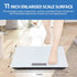 Digital Body Weight Scale, Smart Body Composition Scales for Body Weight, Digital Bathroom Scale with App for Weight Tracker, BMI, Max 400lb1 (White)