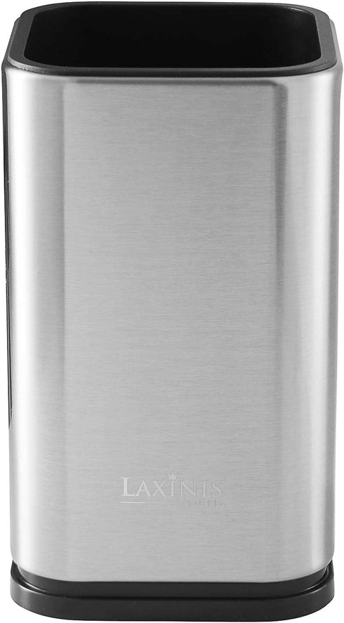 Stainless Steel Kitchen Utensil Holder, Kitchen Caddy, Utensil Organizer, Modern Rectangular Design, 6.7? by 4? (utensils not included)
