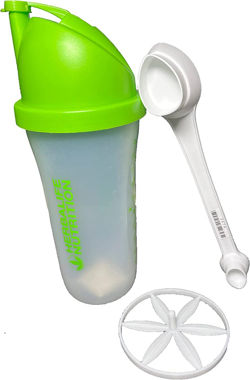 Herbalife Shaker Bottle 13.5-Ounce(400ml) with Blender and Herbalife Spoon 1 pack