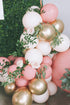 Beaumode DIY Boho Dusty Rose Blush Balloon Garland Arch Kit for Baby Shower Girls Birthday Bridal Shower Backdrop Party Balloon Decoration (Dusty Pink)
