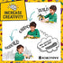 JITTERYGIT Robot Building Toy Gift for Boys, Perfect STEM Gift for Builders Ages 6, 7, 8, 9, and 10 Year Olds, Yellow Zakarpian (238 Pcs) Robotryx