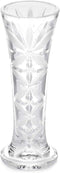 Forever Rose Crystal Bud Vase, Decorative Crystal Clear Glass Bud Vase, Perfect for Your One of a Kind Forever Roses, 7? Tall