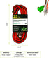 GoGreen Power GG-13725 16/3 25™ SJTW Outdoor Extension Cord, Lighted End, 25 Ft