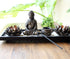 Royal Brands™ Zen Garden with Buddha, Rake, Tea Light Candle and Incense Holder Peace and Tranquility (14.5"x5"x7")