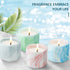 LA BELLEF‰E Scented Candles Valentines Day Gifts for Her, Ceramic Candles for Home Scented, Natural Soy Candles for Relaxing Spa, Bath Aromatherapy, Yoga