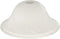 Giluta Floor Lamp Glass Shade Replacement Globe -Fitting Opening 1.625" Modern Alabaster Style Light Fixture Shade, Height: 4.2 inch, Width: 9.5 inch. Lipless