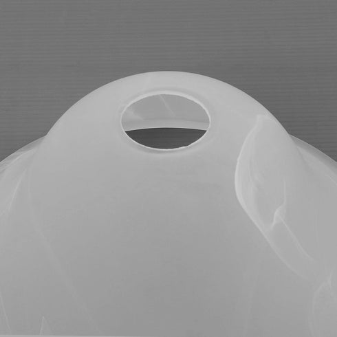 Giluta Floor Lamp Glass Shade Replacement Globe -Fitting Opening 1.625" Modern Alabaster Style Light Fixture Shade, Height: 4.2 inch, Width: 9.5 inch. Lipless