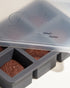 W&P Cup Cubes Silicone Freezer Tray with Lid, Charcoal, Makes 4 Perfect 1-Cup Portions, Freeze & Store Soup, Broth, Sauce, Leftovers, Dishwasher Safe, 4-Cup
