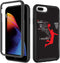 Case for iPhone 6 Plus 6s Plus, iPhone 8 Plus Case, iPhone 7 Plus Case Basketball Black for Boy Men Designer Shockproof Rugged Dual Layer Bumper Full-Body Protective Cover 5.5 inch, Dunk Basketball
