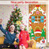FANCY LAND Christmas Gingerbread House Door Cover Ginger Bread Holiday Decoration 72 x 30 Inches
