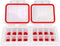 Ice Topper Plus Ice Cube Tray with 2 Attached Lids - Easy Release Ice Cube Molds, 16 Cubes per Tray, Stackable & Dishwasher Safe, 100% Food Grade Silicone, BPA Free & Recyclable